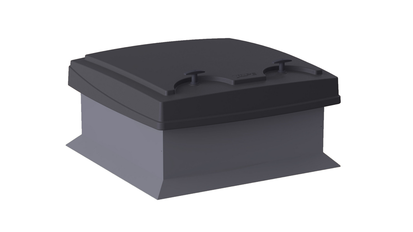 Kattoluukku Vilpe Multiroof 300 Puukehys Harmaa