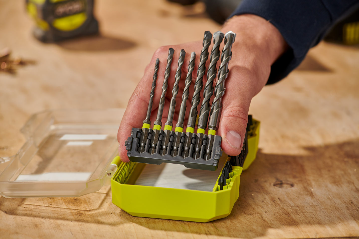 Monimateriaaliporanteräsarja Ryobi RARXMM7 2-8mm 7-osainen