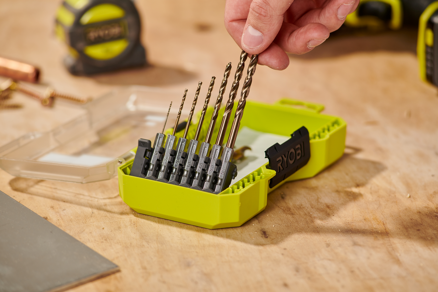 Poranteräsarja Ryobi RARXHGC10 HSS-G koboltti 2-10mm 10-osainen