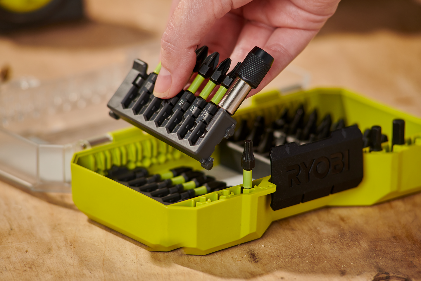 Ruuvauskärkisarja Ryobi RARXSD45 45-osainen