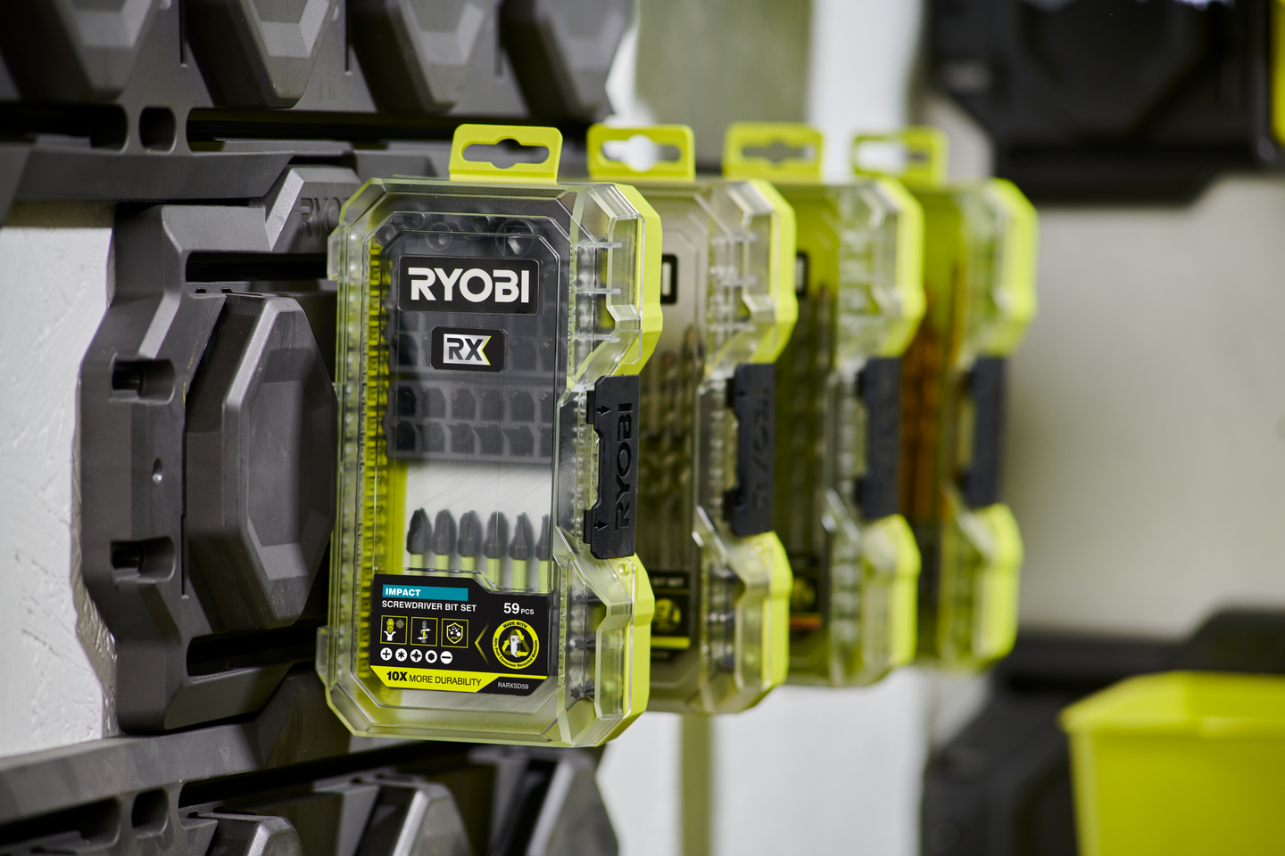 Ruuvauskärkisarja Ryobi RARXSD59 59-osainen