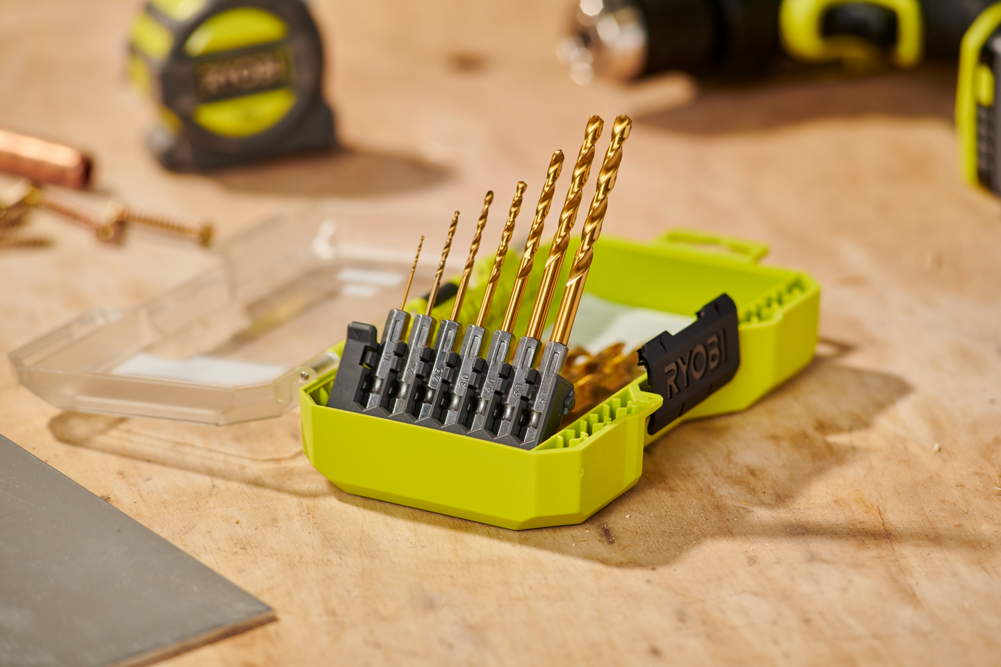 Metalliporanteräsarja Ryobi RARXHG13 1-10mm 13-osainen