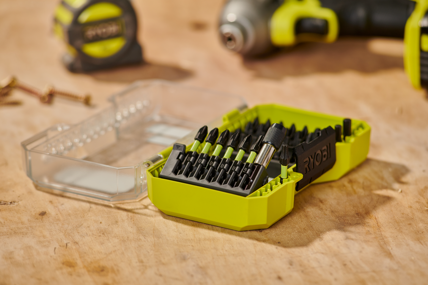 Ruuvauskärkisarja Ryobi RARXSD45 45-osainen