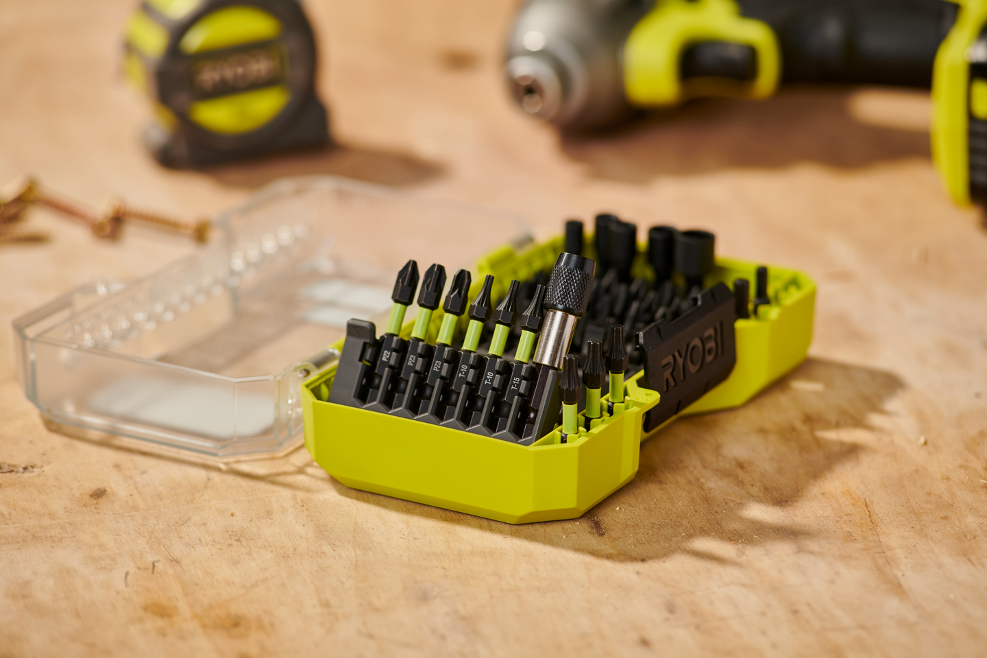 Ruuvauskärkisarja Ryobi RARXSD59 59-osainen