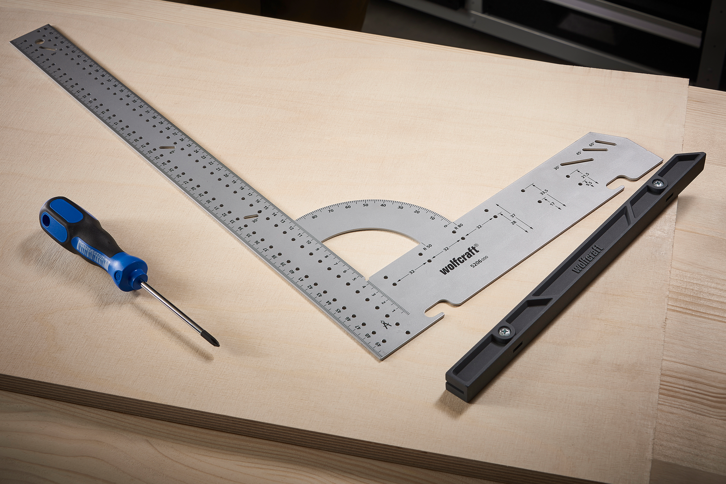 Suorakulma Wolfcraft 500mm