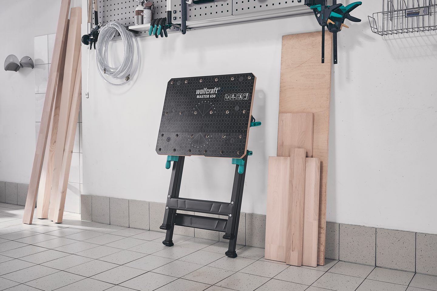 Työpöytä Wolfcraft Master 650 Ergo