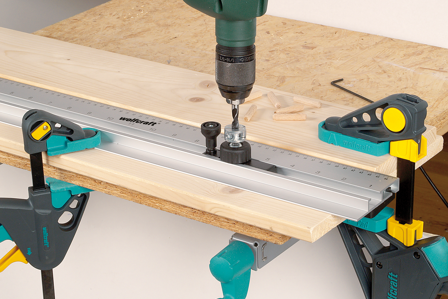 Tapituslista Wolfcraft 670mm ø 5, 6, 8 ja 10mm