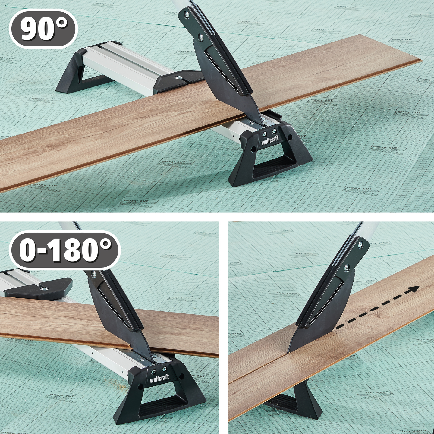 Vinyyli- ja laminaattileikkuri Wolfcraft VLC800