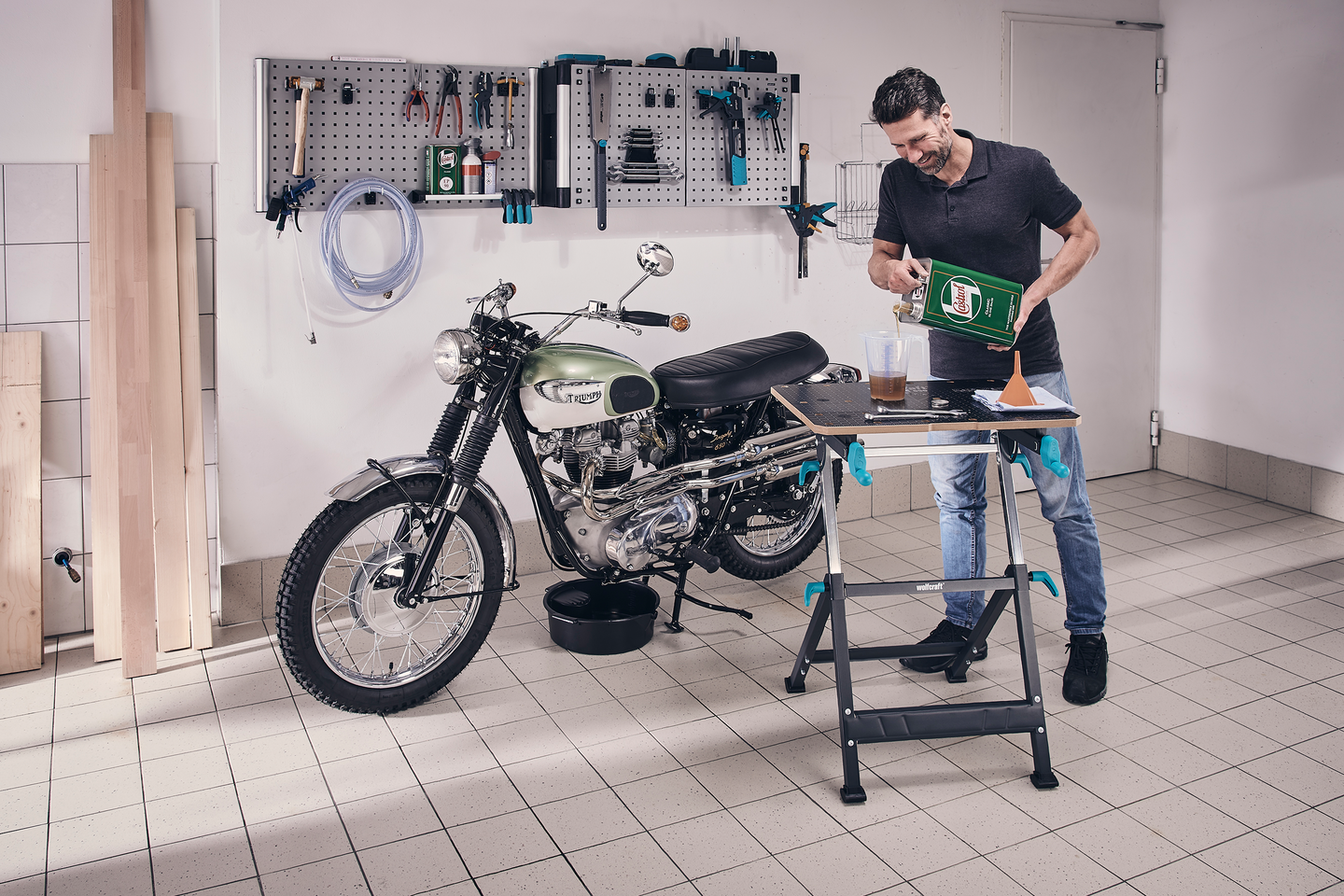 Työpöytä Wolfcraft Master 650 Ergo