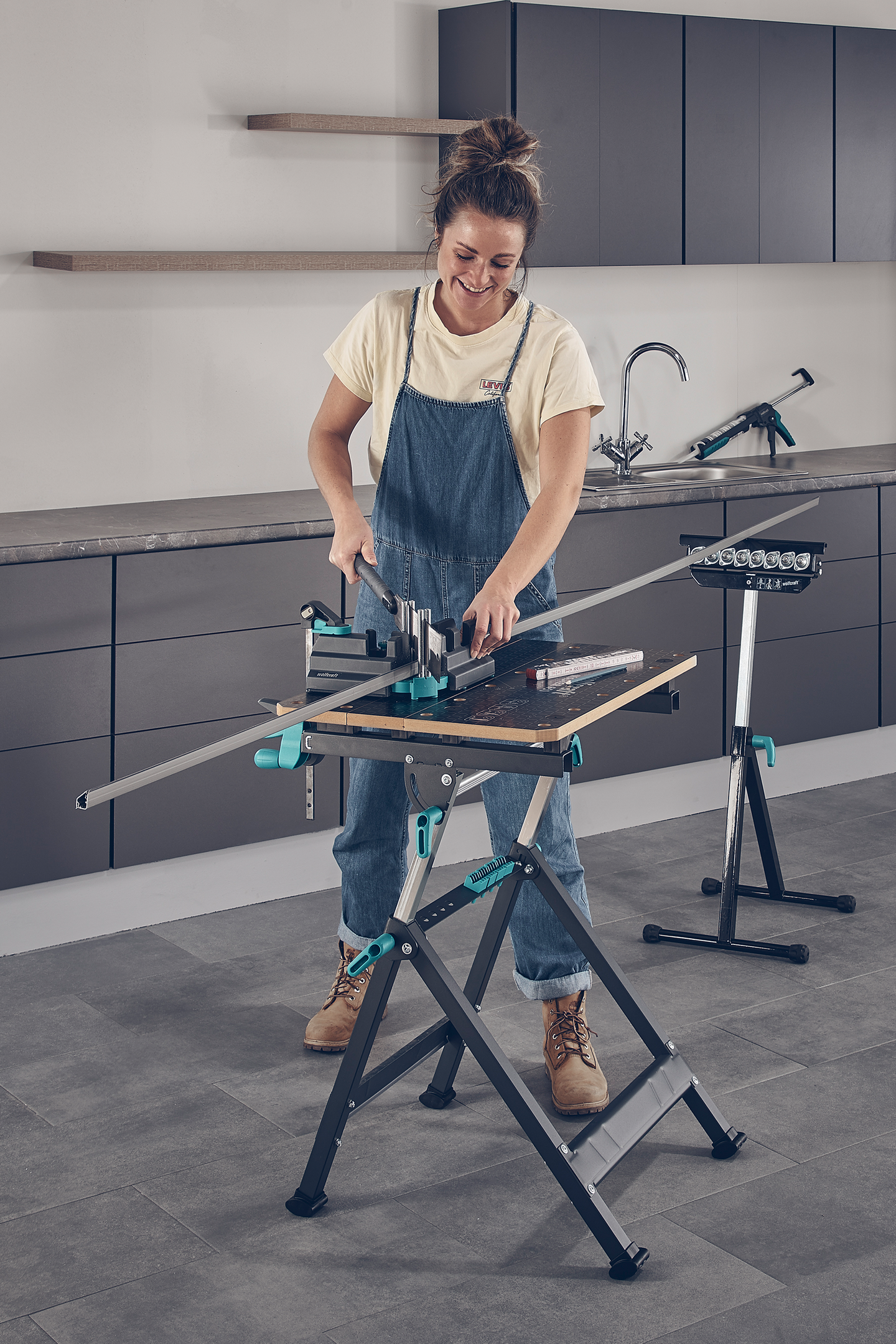 Työpöytä Wolfcraft Master 650 Ergo