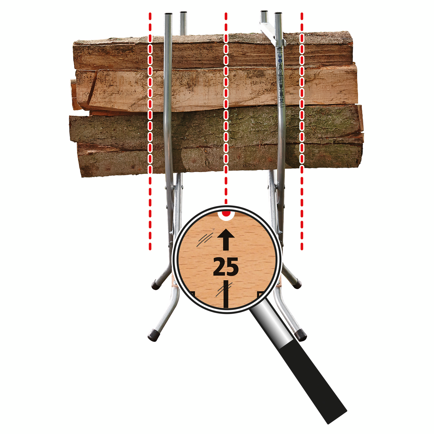 Sahapukki Wolfcraft pieni SB 60