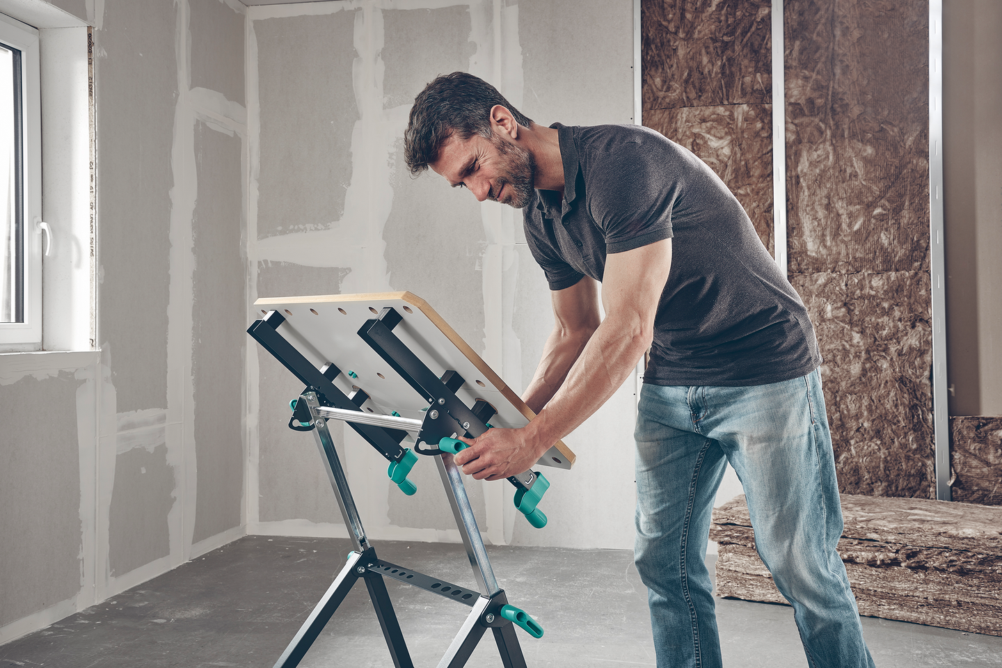 Työpöytä Wolfcraft Master 650 Ergo