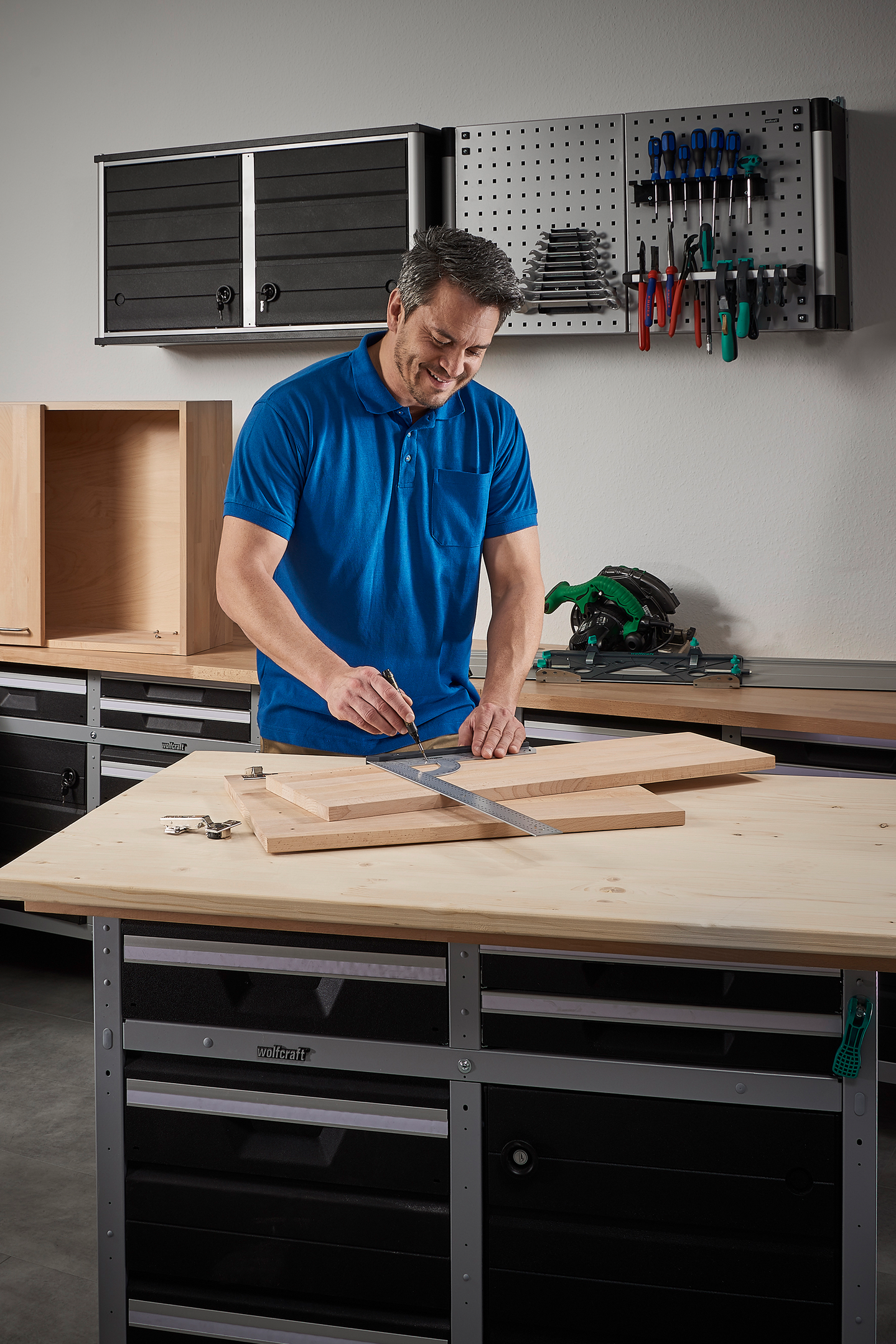 Suorakulma Wolfcraft 500mm