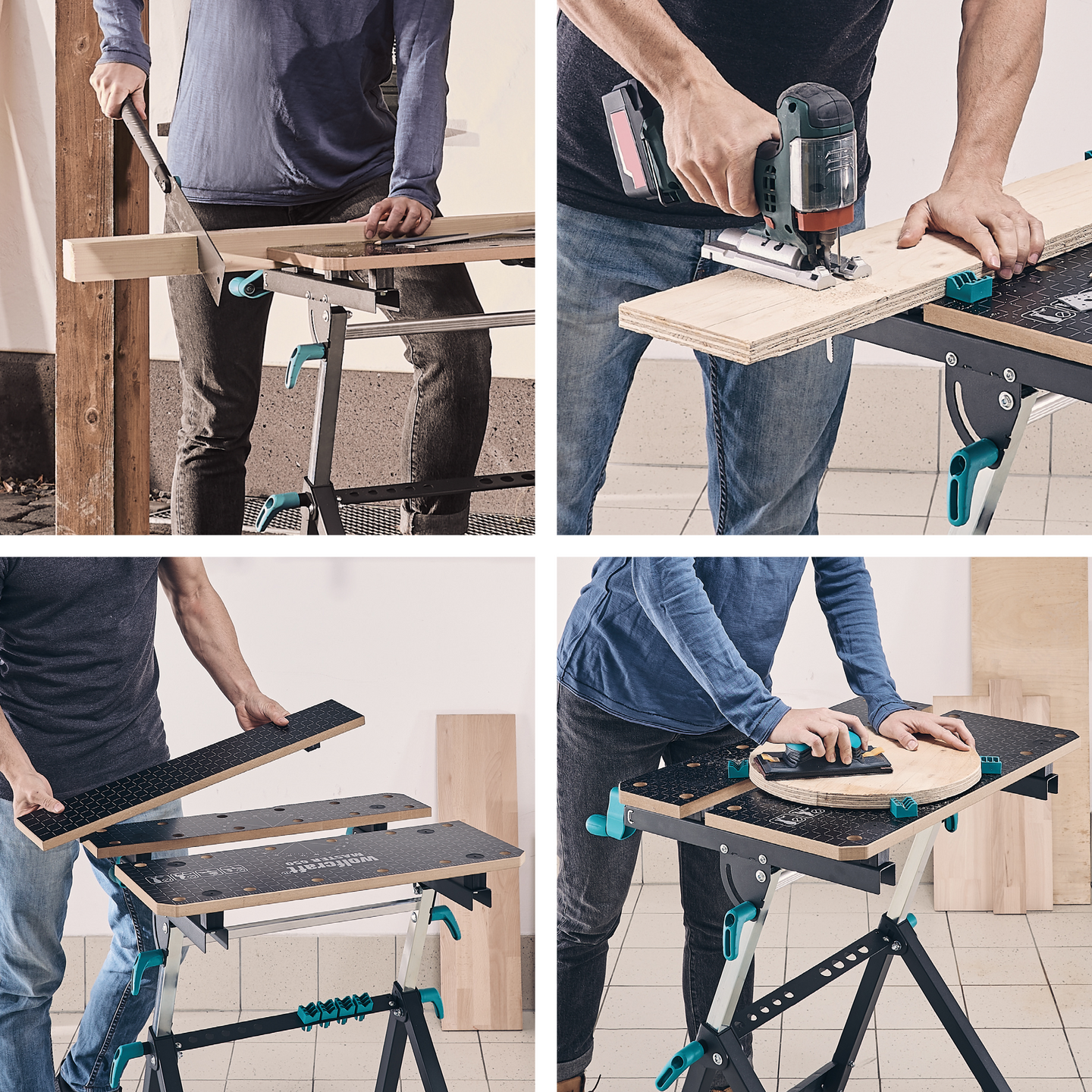 Työpöytä Wolfcraft Master 650 Ergo