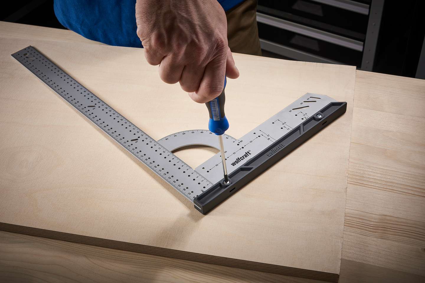 Suorakulma Wolfcraft 500mm