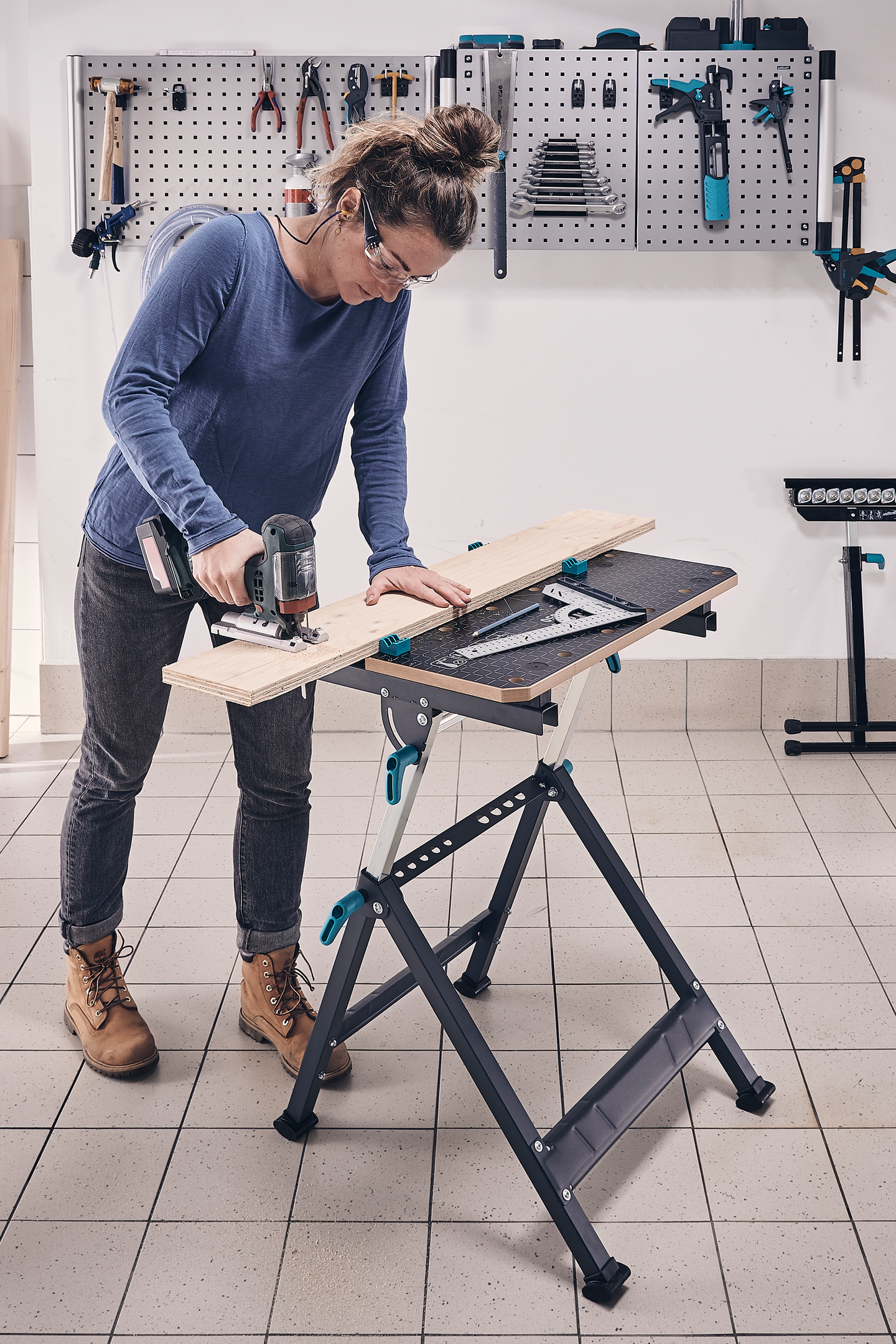 Työpöytä Wolfcraft Master 650 Ergo