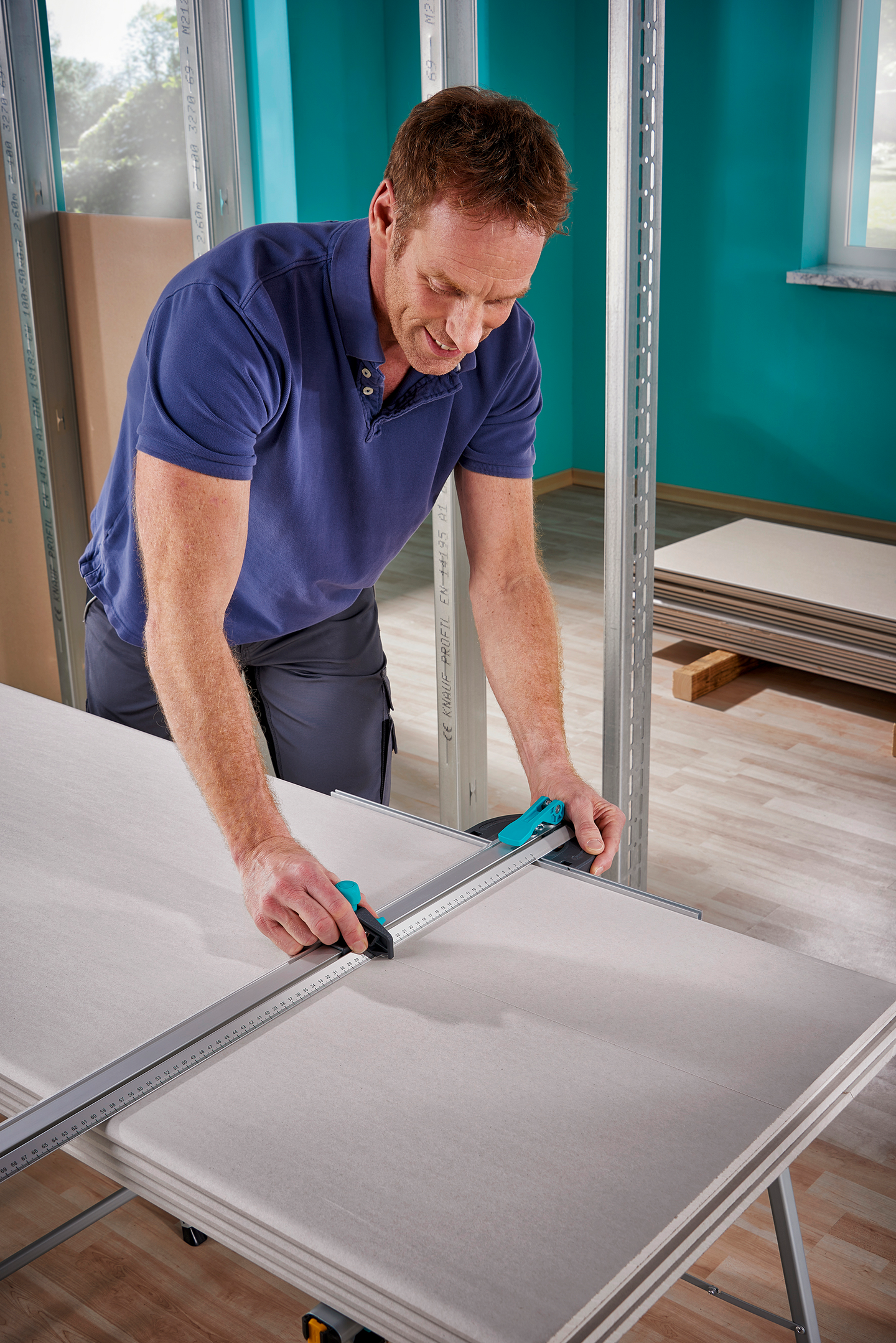 T-palkki ja pitkittäisleikkuri Wolfcraft