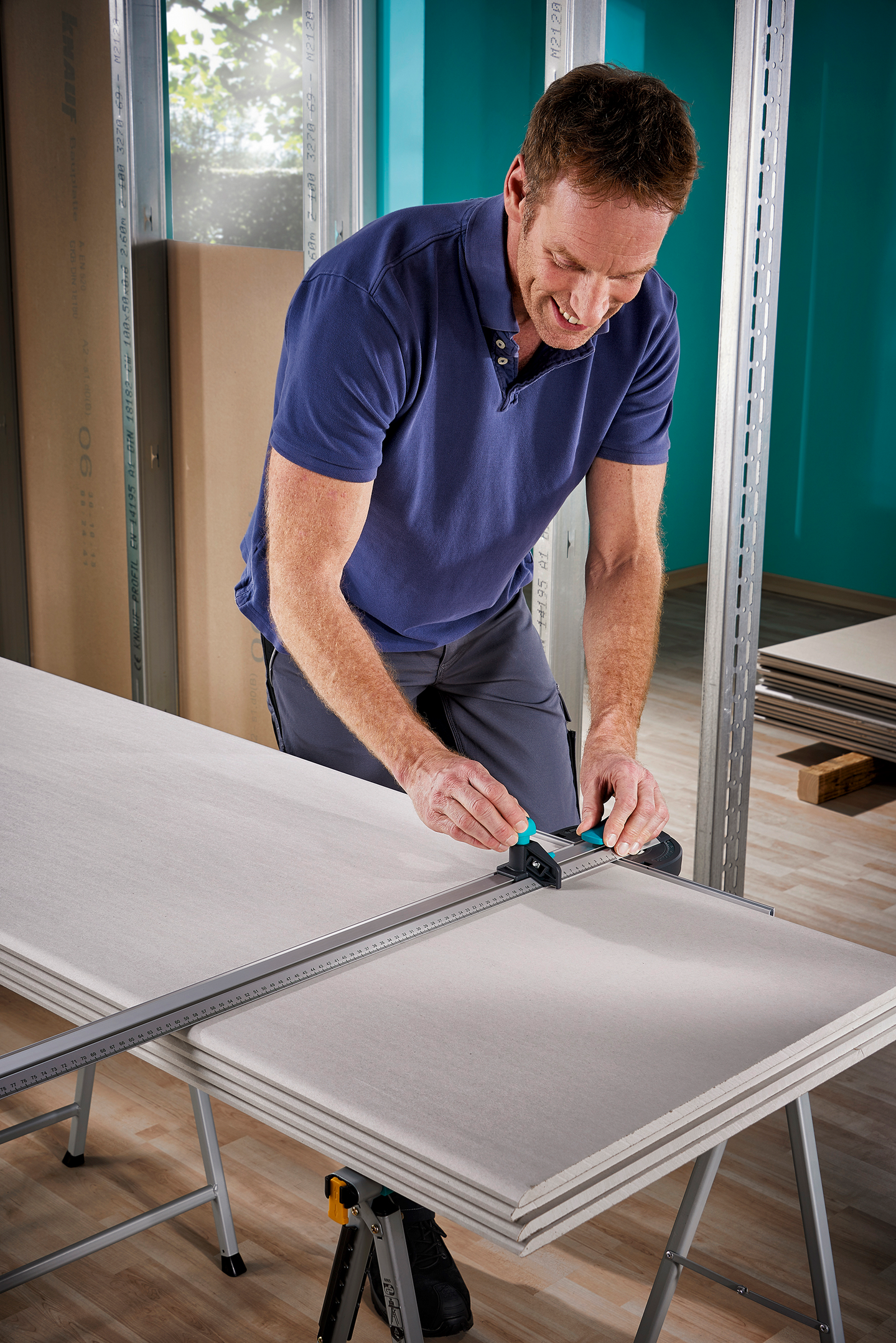 T-palkki ja pitkittäisleikkuri Wolfcraft