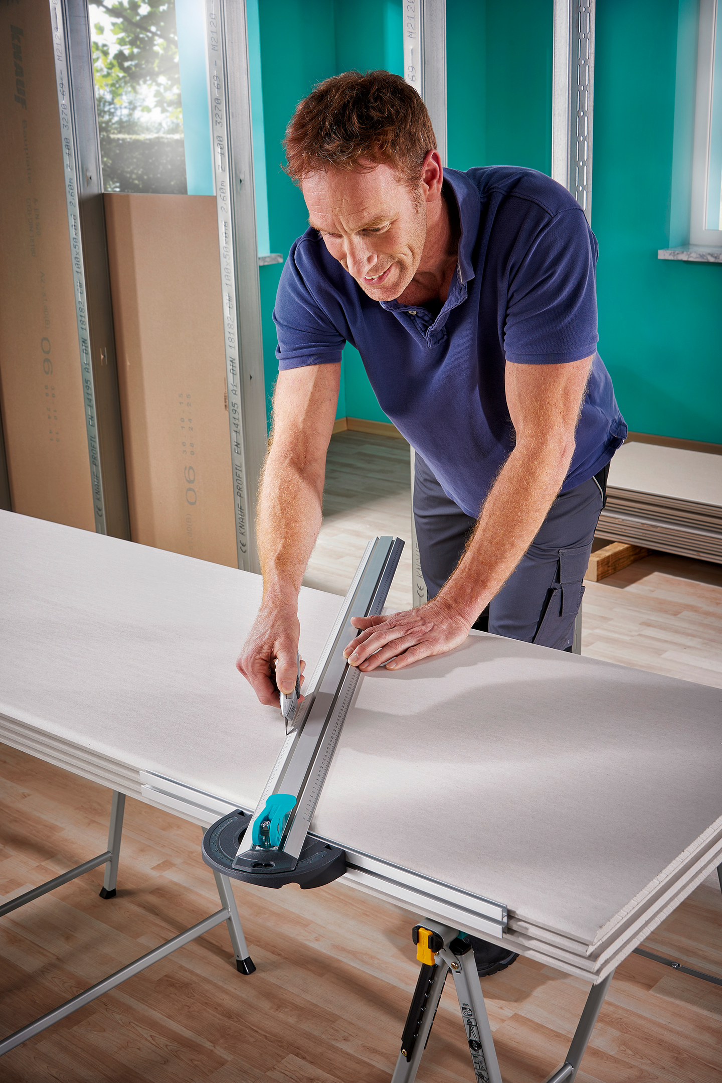 T-palkki ja pitkittäisleikkuri Wolfcraft