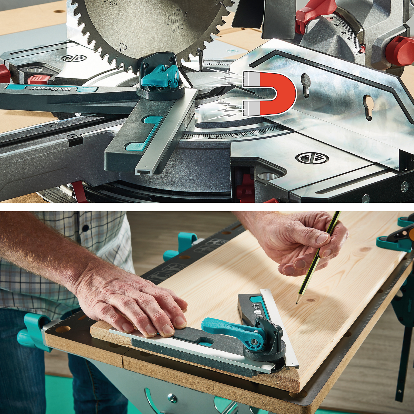 Siirtokulma Wolfcraft kulma- ja jiirisahoille