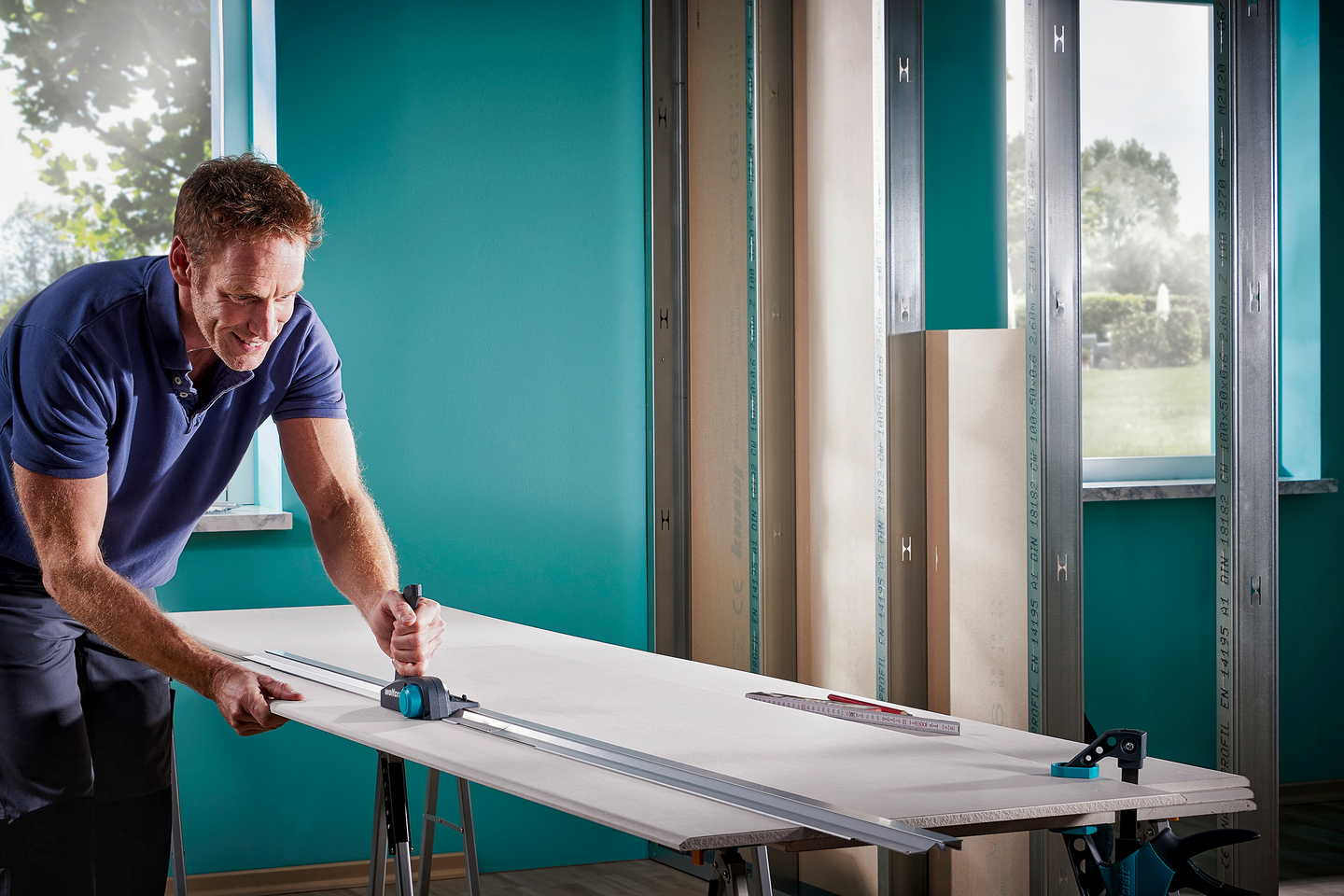 Kiskon jatke Wolfcraft kipsilevyleikkuriin