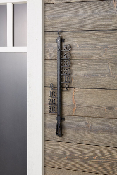 Ulkolämpömittari musta 50cm
119