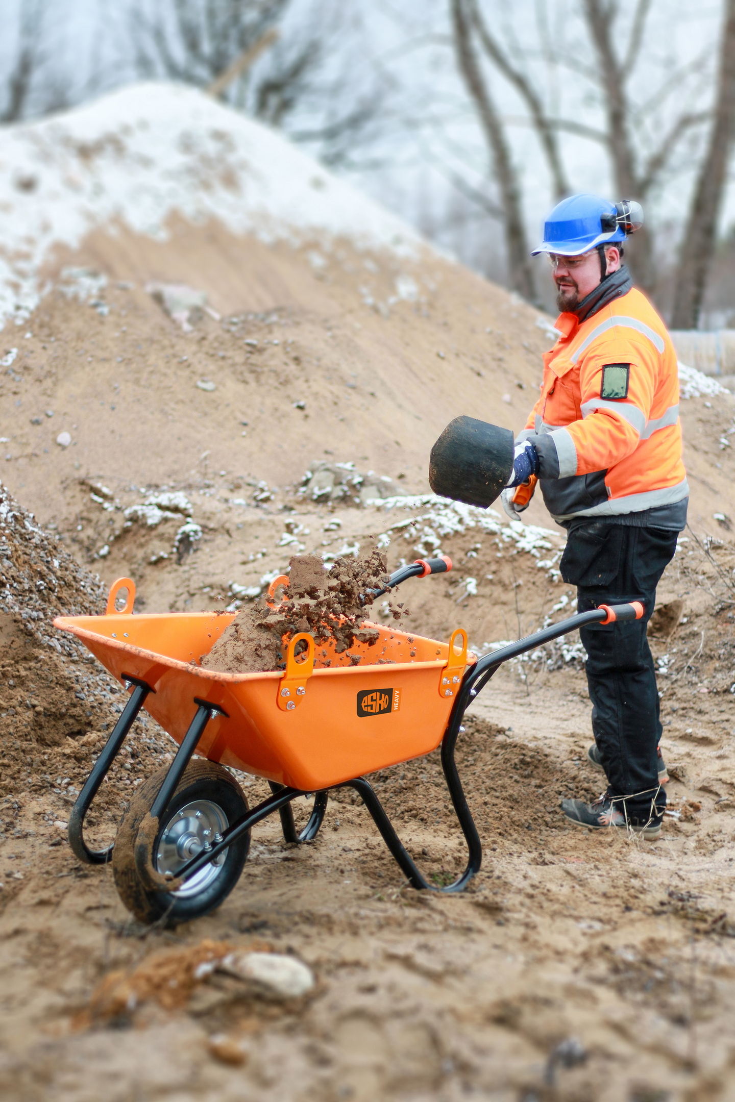 Kottikärry ESKO heavy 350/120l sk nostokorvilla