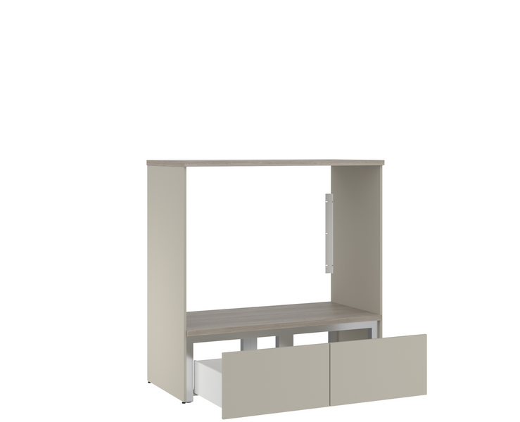 Pesukonekaappi Temal Ergo Double 124x60x128,5cm