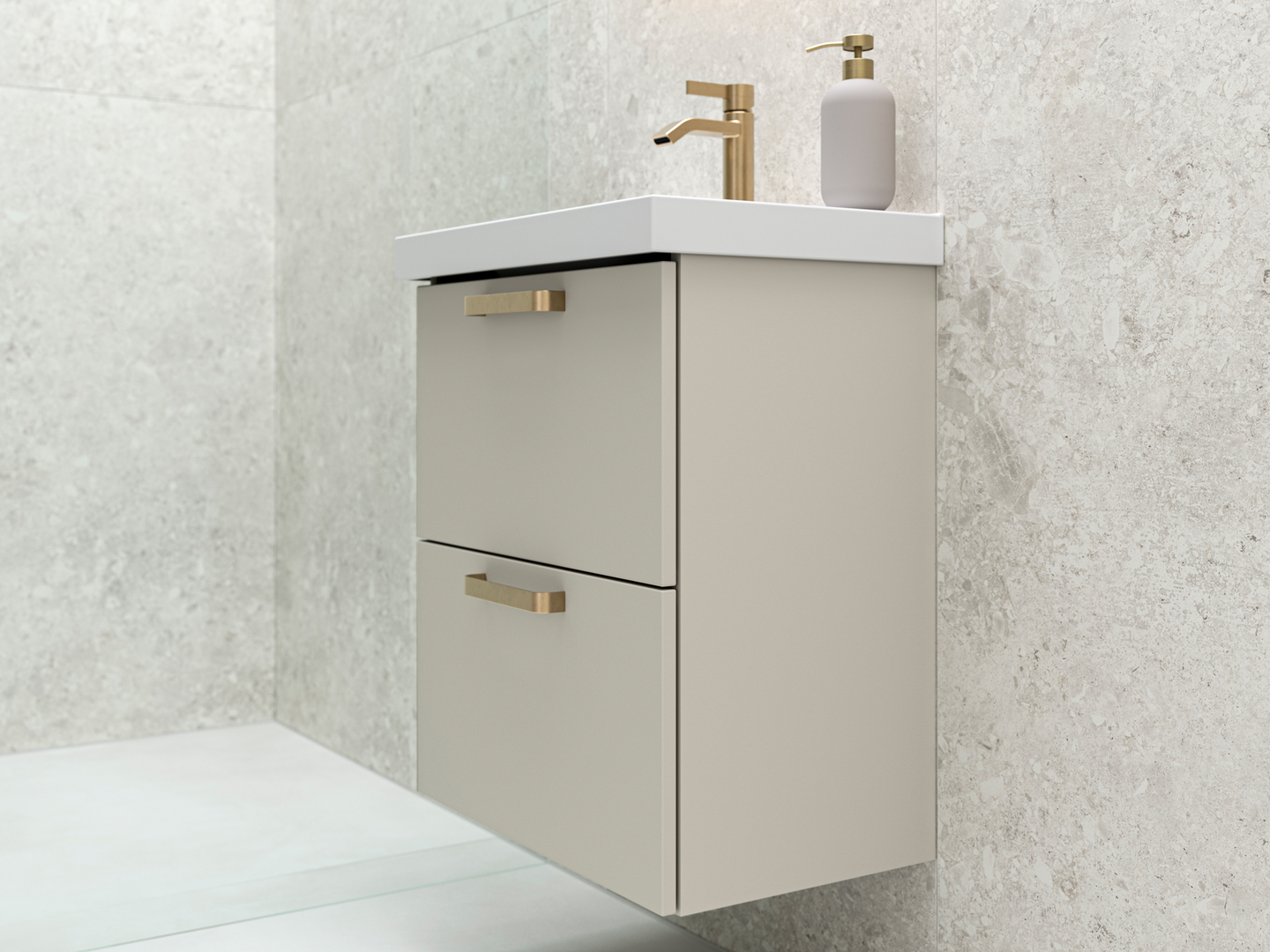 Allaskaappi Temal Stella 2 laatikkoa