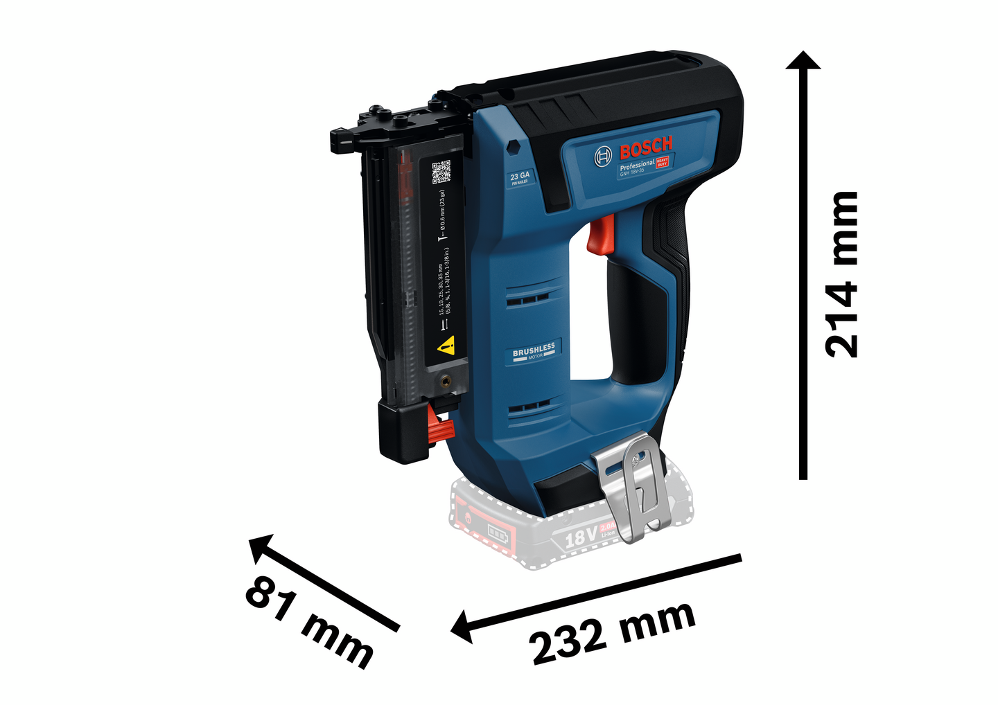 Akkupinninaulain Bosch GNH 18V-35 Solo