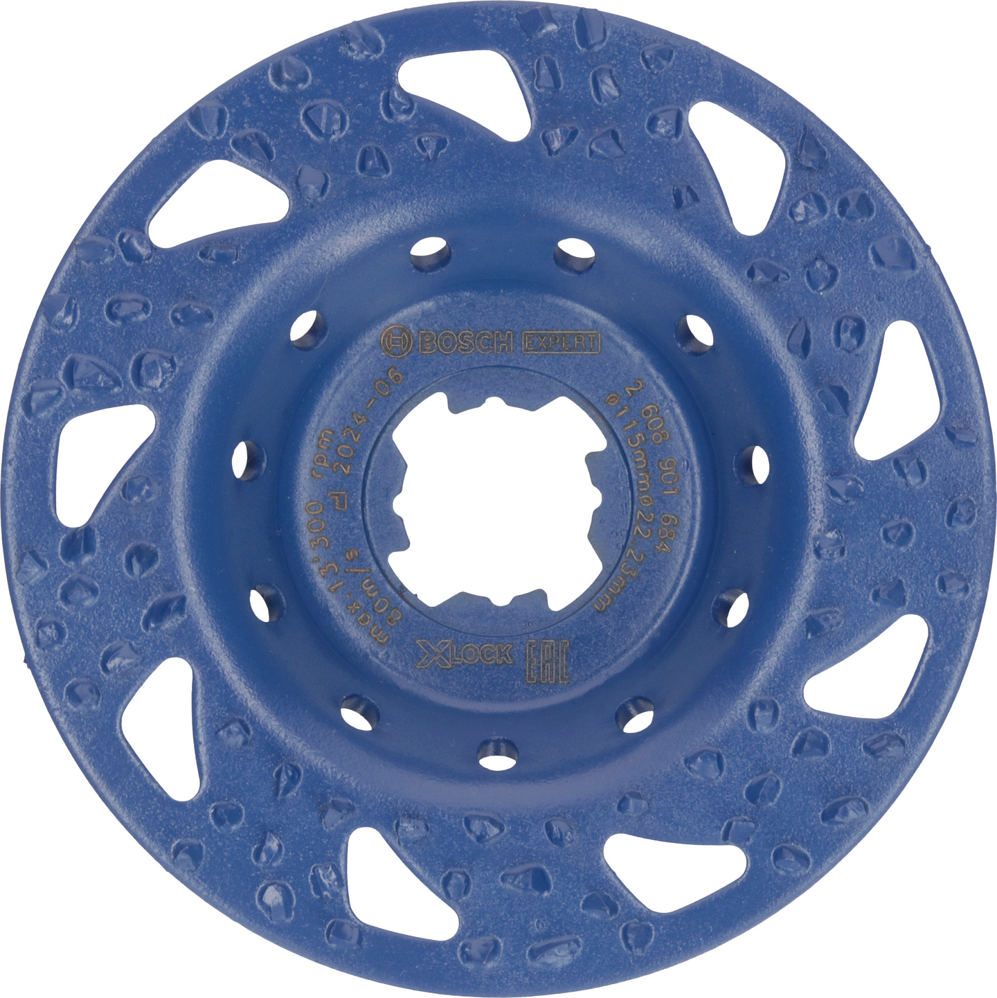 Kovametallihiomapää Bosch Expert Multi Material X-Lock 115mm suora karkea