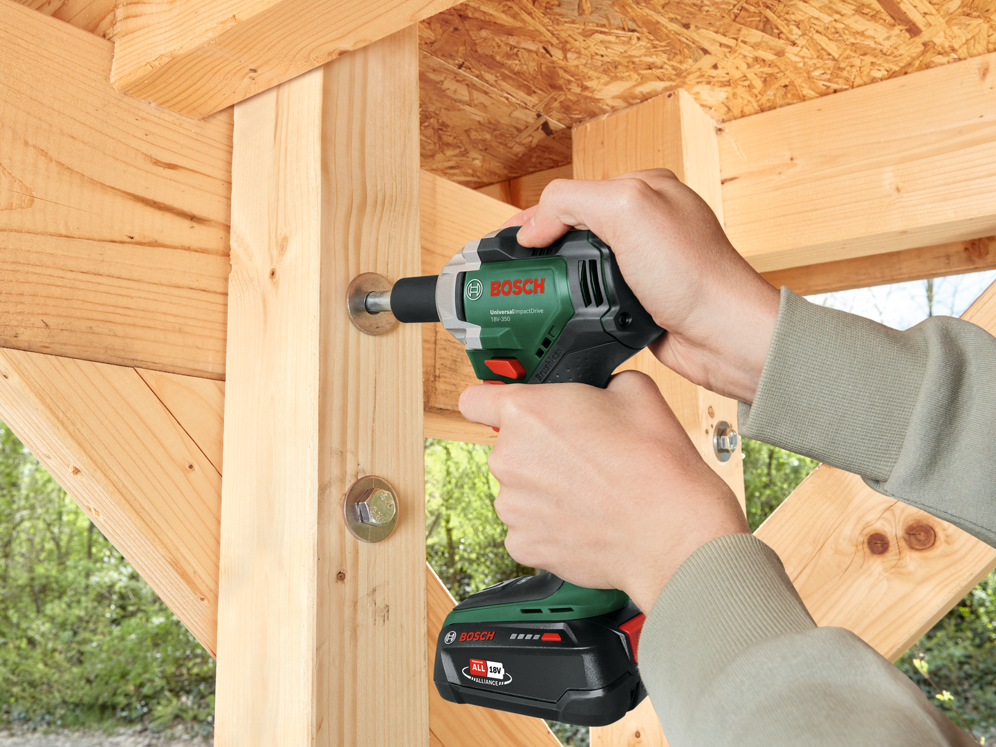 Renkaanvaihtosarja Bosch DIY 18V 2-osainen 1x2,0Ah 1x4,0Ah