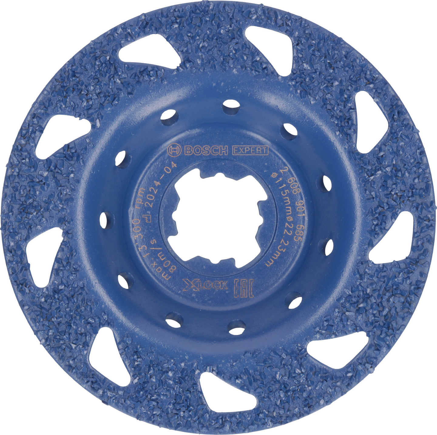 Kovametallihiomapää Bosch Expert Multi Material X-Lock 115mm suora keskikarkea