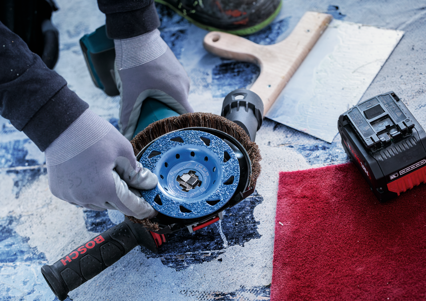 Kovametallihiomapää Bosch Expert Multi Material X-Lock 115mm suora keskikarkea