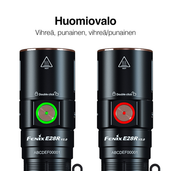 Taskulamppu Fenix E28R V2.0 1700lm