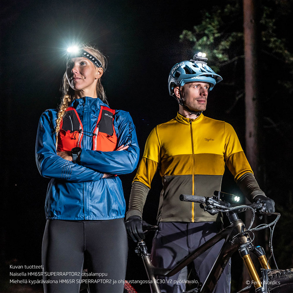 Otsalamppu Fenix HM65R Superraptor 2 ladattava 1500 lm