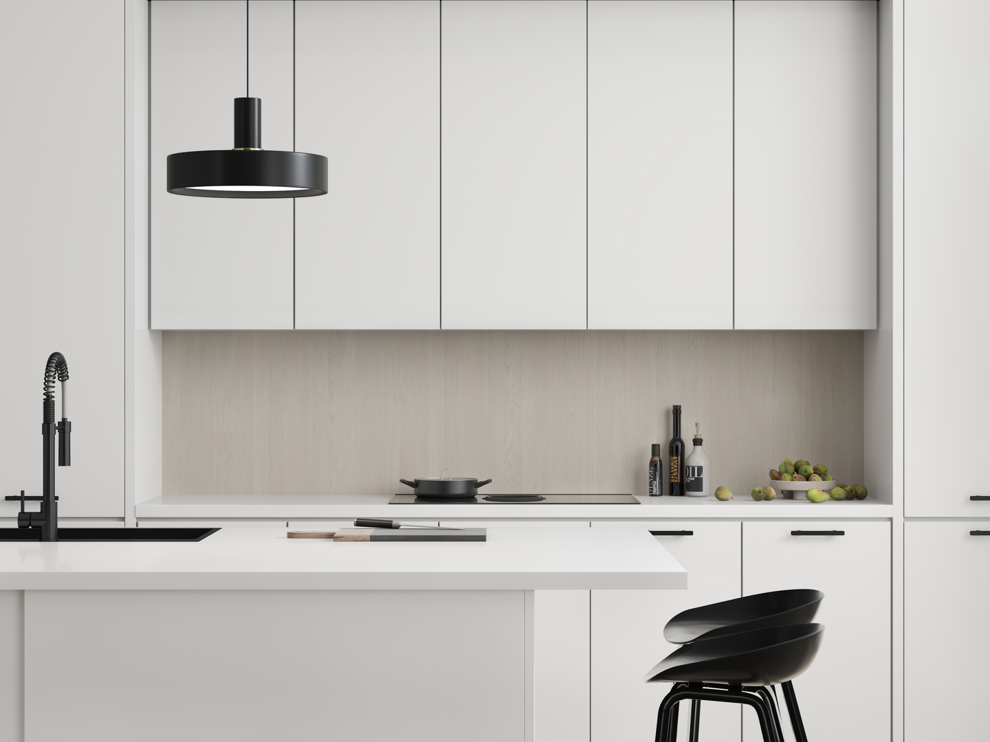 Välitilalevy Fibo 2159KM00 Light Wood 10x620x580mm