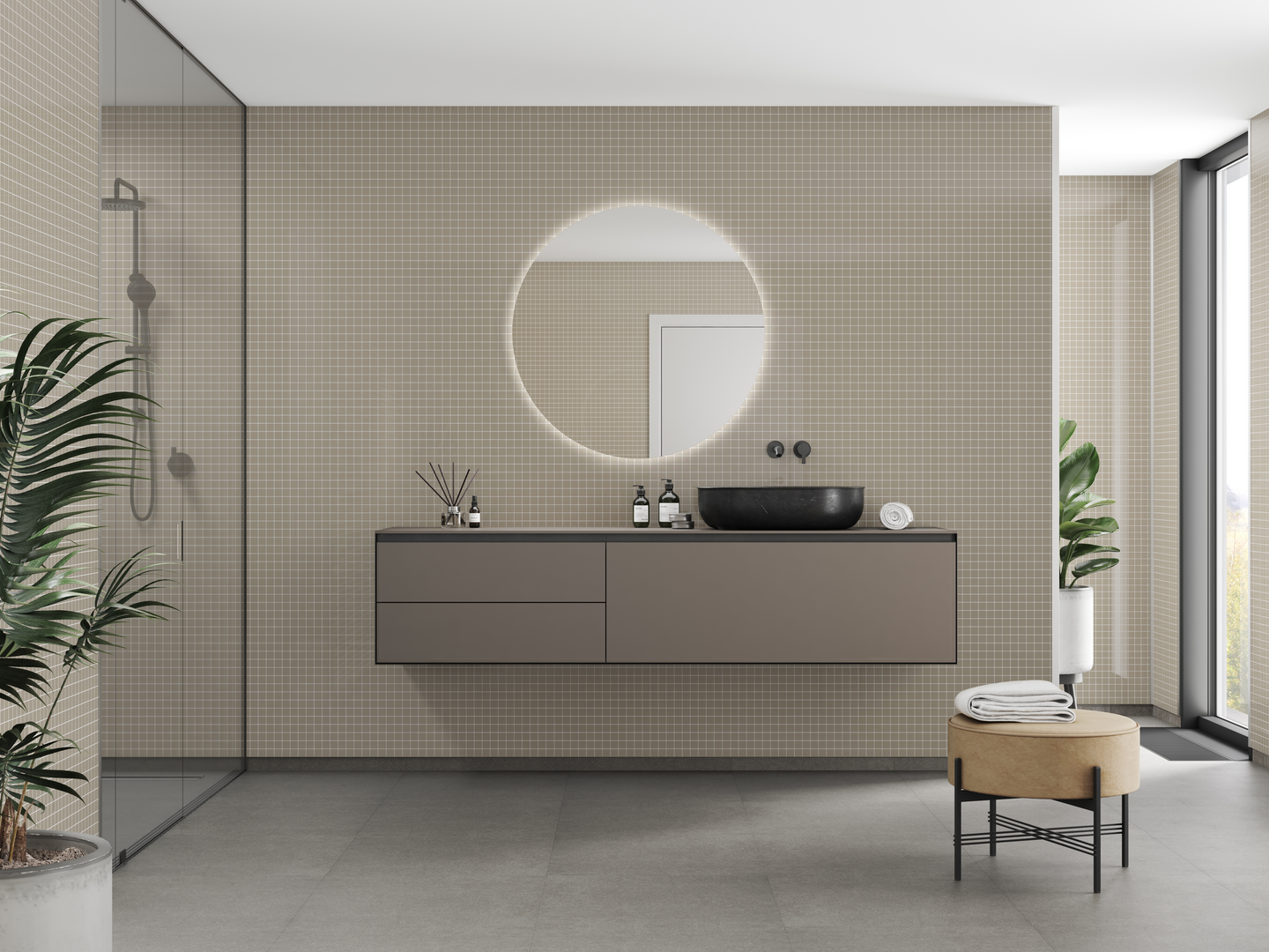 Sisustuslevy Fibo 6233M0303 beige 10x620x2400mm