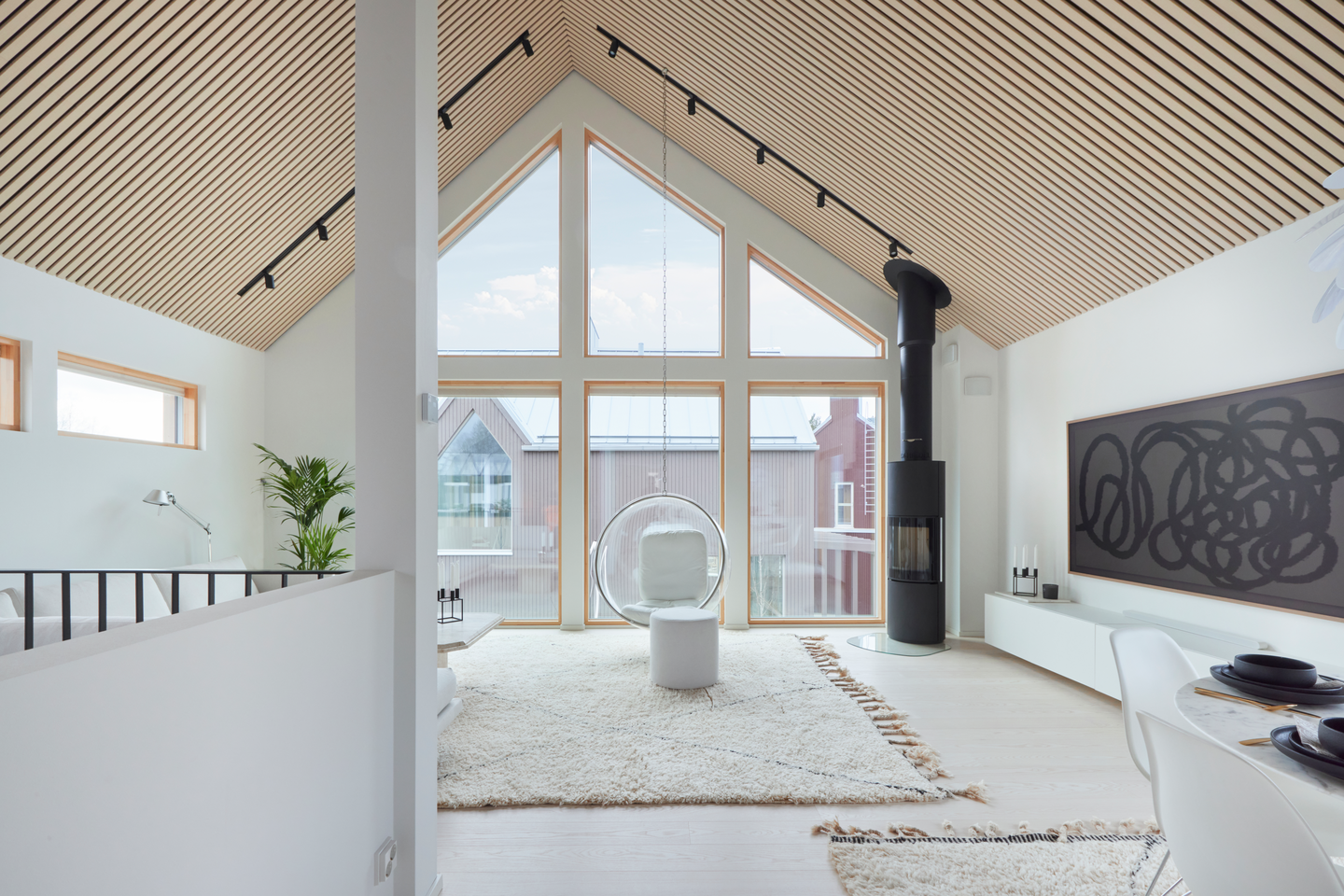 Akustiikkarimapaneeli Cello 22x600x2700mm saarni 4cm rima