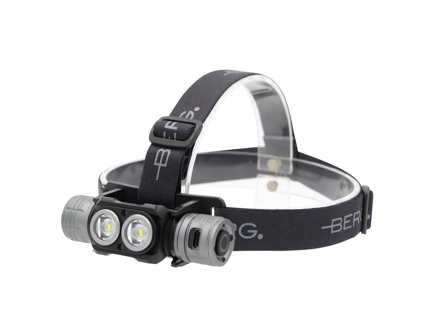 Otsalamppu Berg 3000lm ladattava