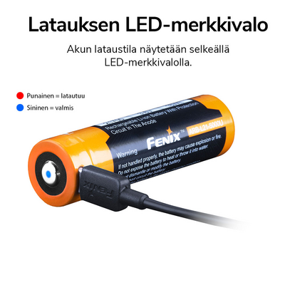 Akkuparisto Fenix 21700, 5000 mAh, ARB-L21-5000U