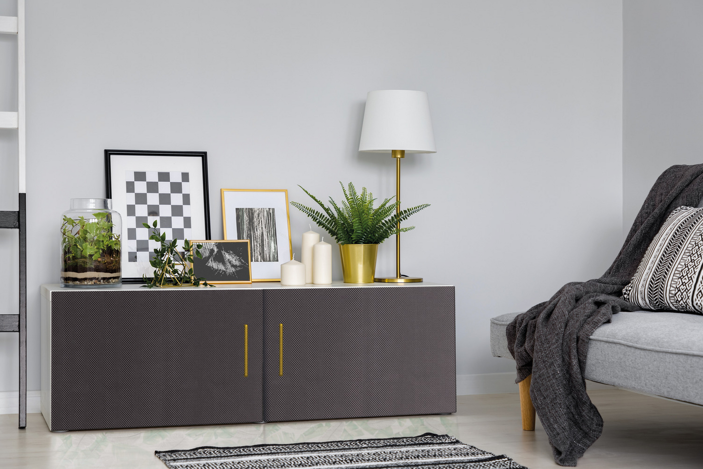 Kontaktimuovi DC-Fix 354-0401 0,45x1,5m tumma harmaa