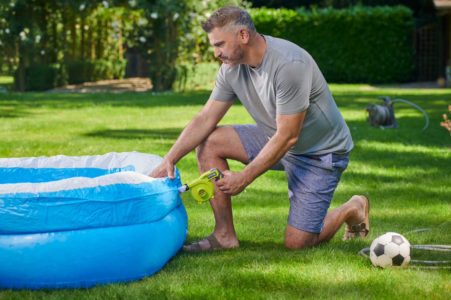 Puhallin RYOBI RVI4-0 4V USB Litium-sarja ei akkua USB-lataus