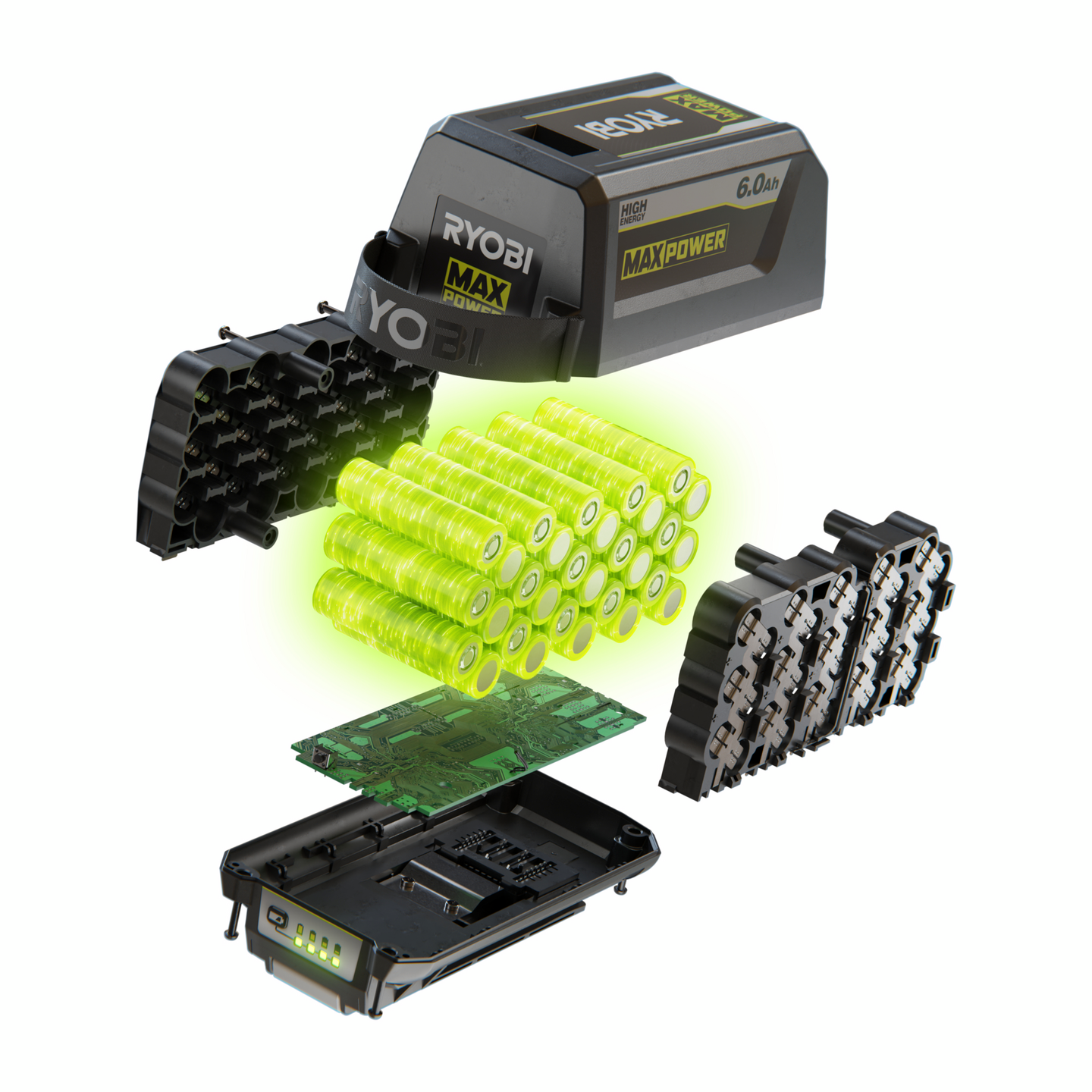 Akku Ryobi RY36B60B 36V Max Power 6,0Ah