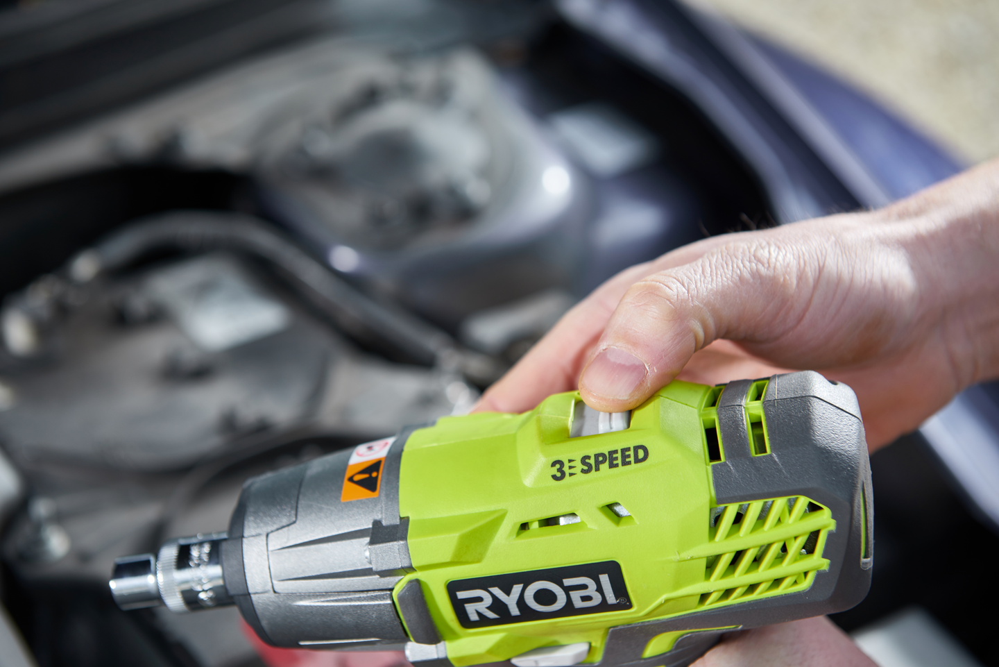 Mutterinväännin Ryobi RIW183N-0 18V ONE+ 400Nm vääntö runkoversio