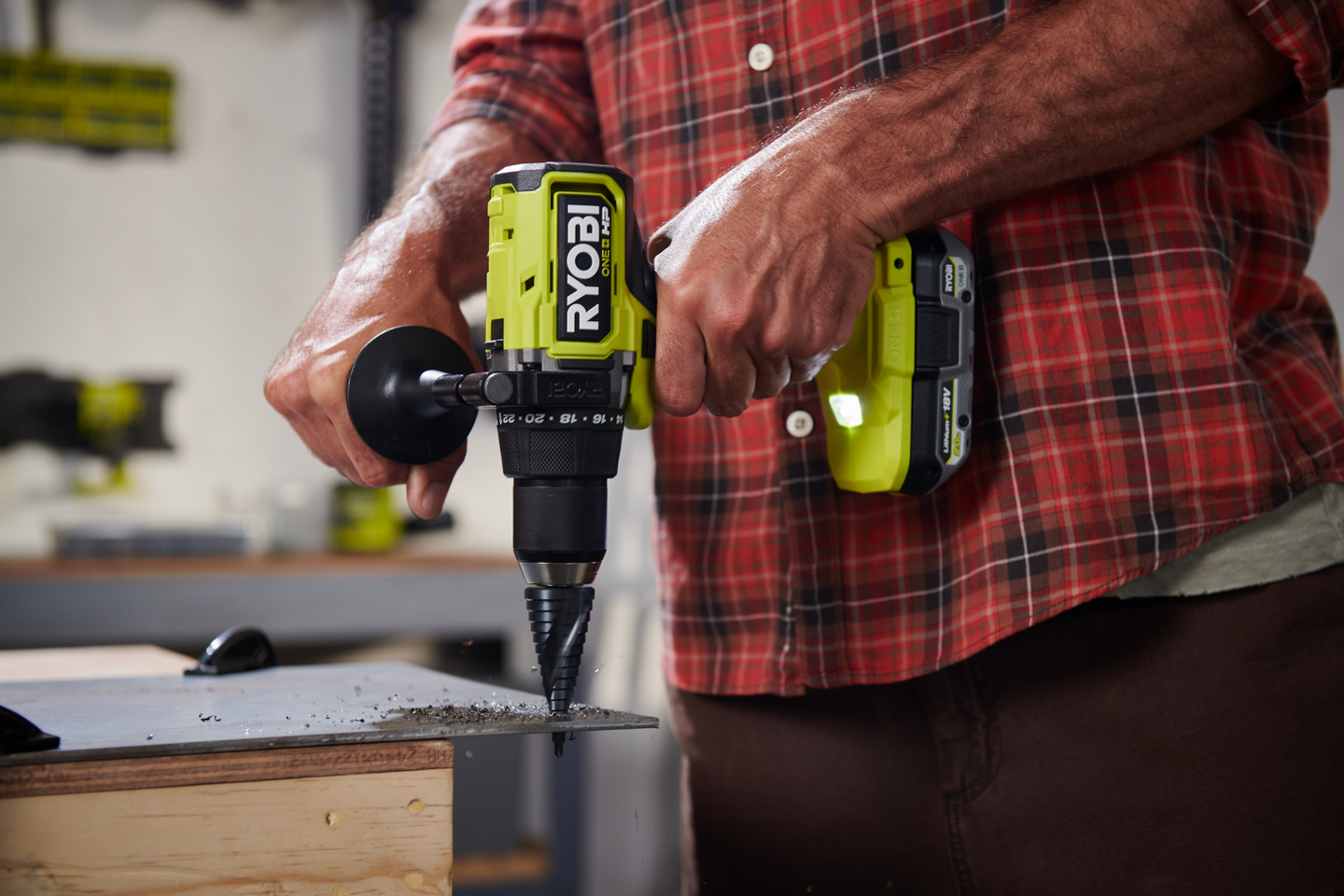 Akkuiskuporakone Ryobi RPD18X1-2C52S 18V ONE+ HP 5,0+2,0Ah