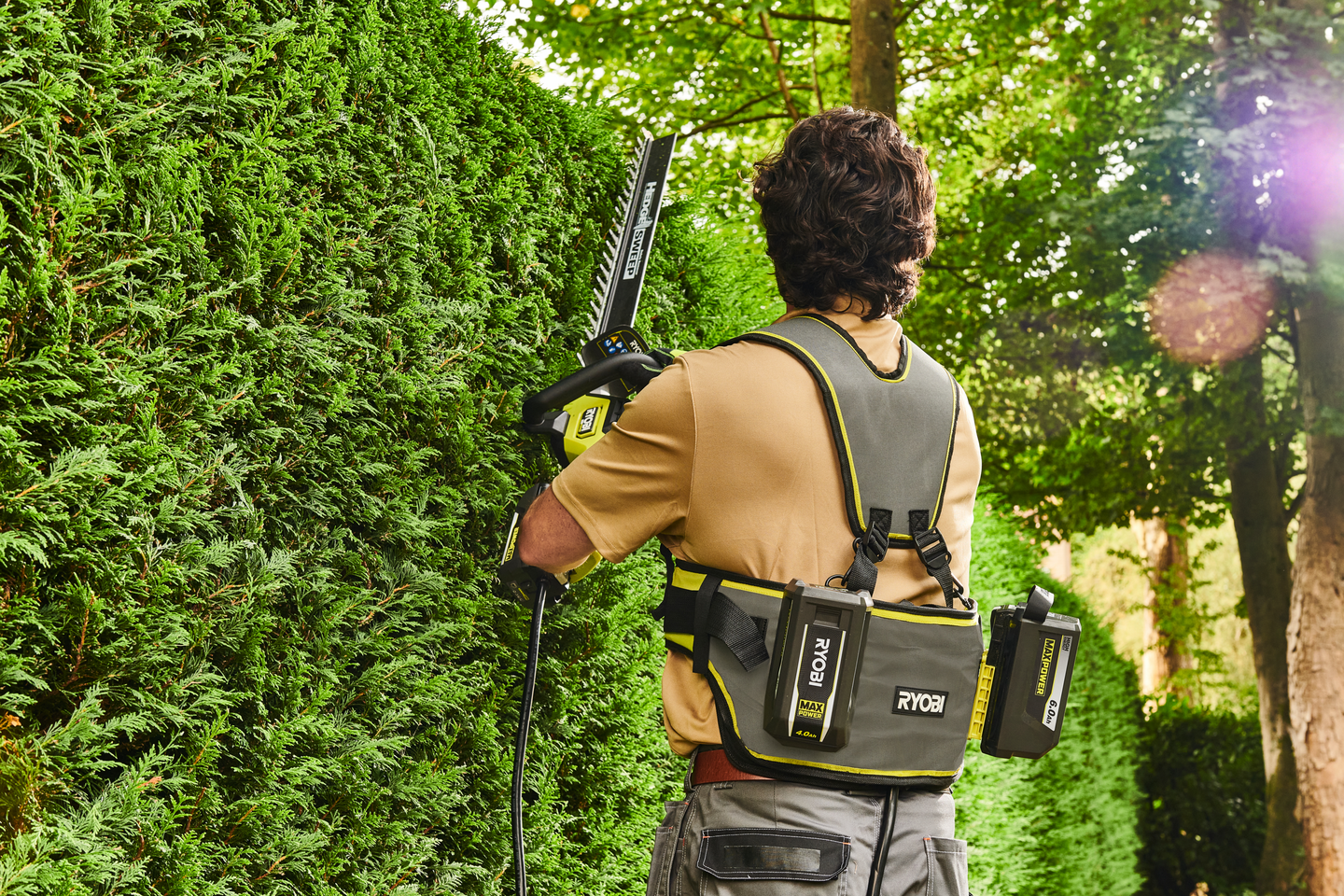 Akkuvyö Ryobi RY36BB2PA 36V Max Power kahdelle akulle runko