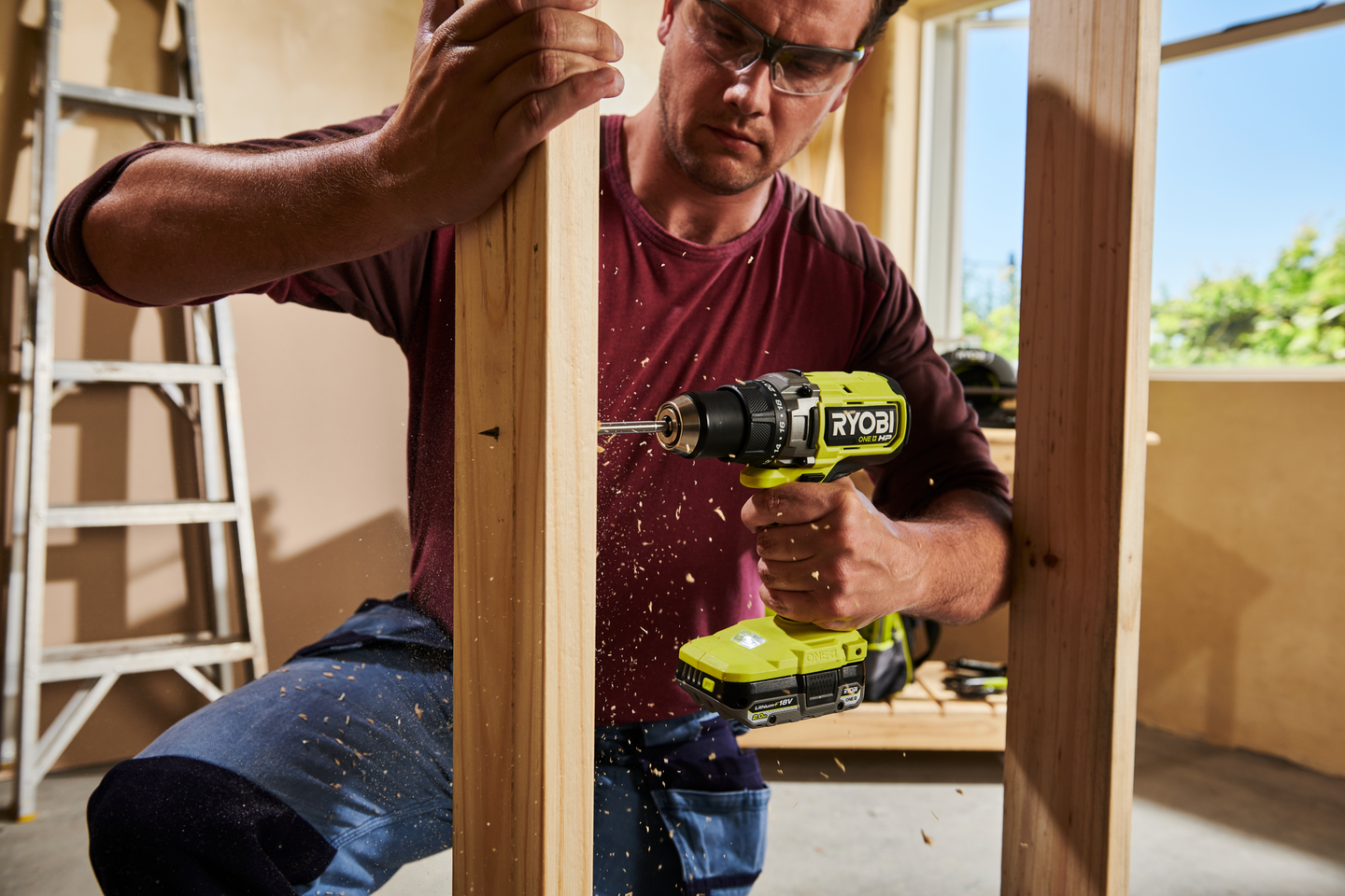 Akkuporakone Ryobi RDD18X1-0 18V ONE+ HP runko