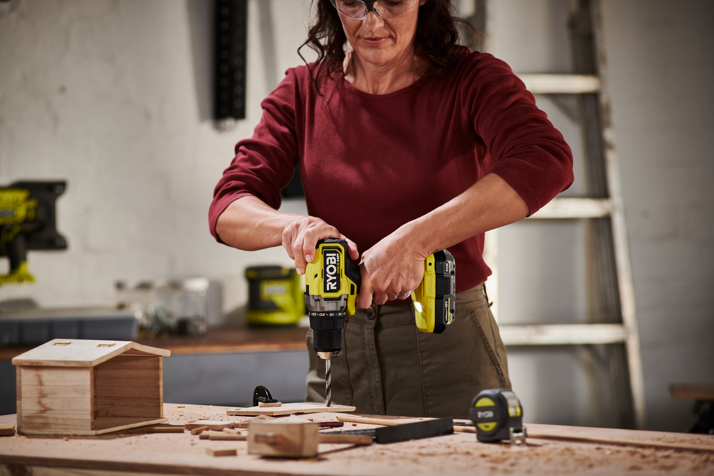 Akkuporakone Ryobi RDD18X1-0 18V ONE+ HP runko