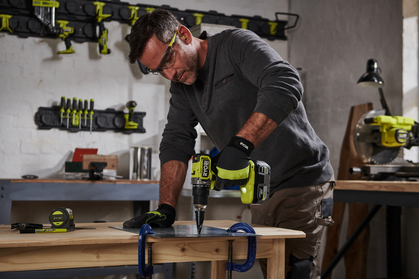 Akkuiskuporakone Ryobi RPD18C1-1C20G 18V ONE+ HP 1x2,0Ah